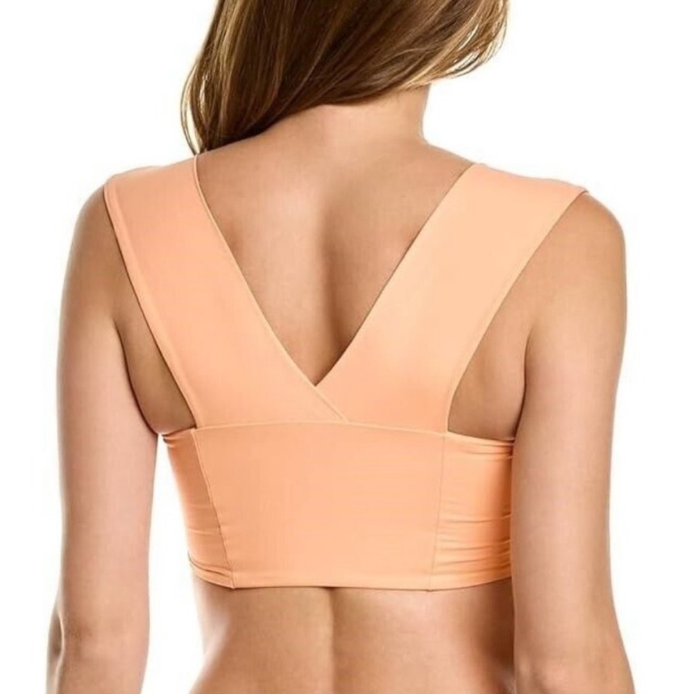 L*Space Parker Bikini Top in Tangy Orange - Picture 2 of 4